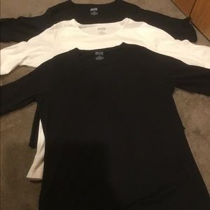Elbow length tees set of 3